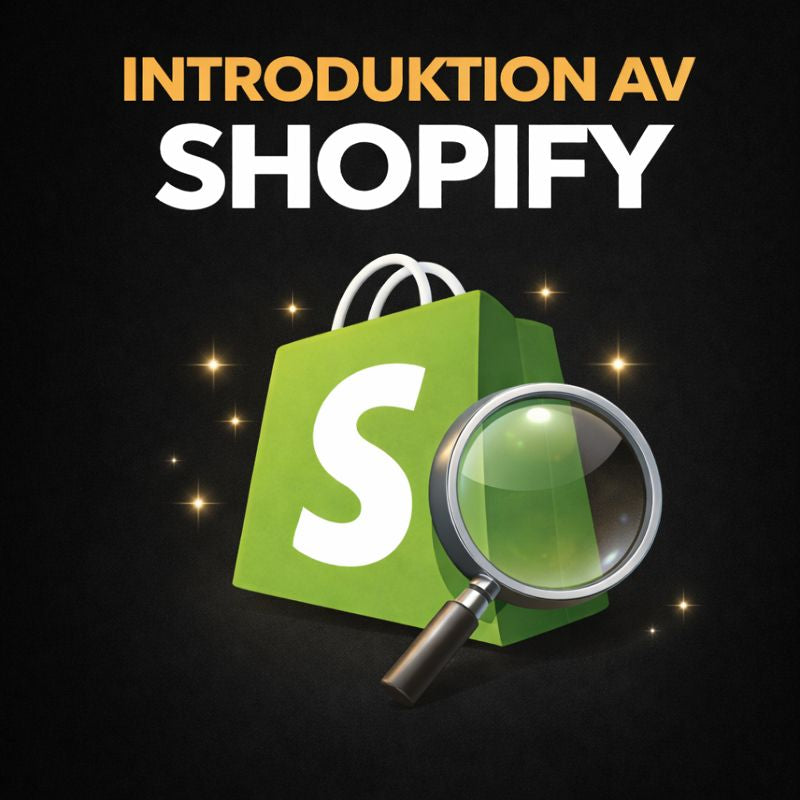 Introduktion till Shopify 60min